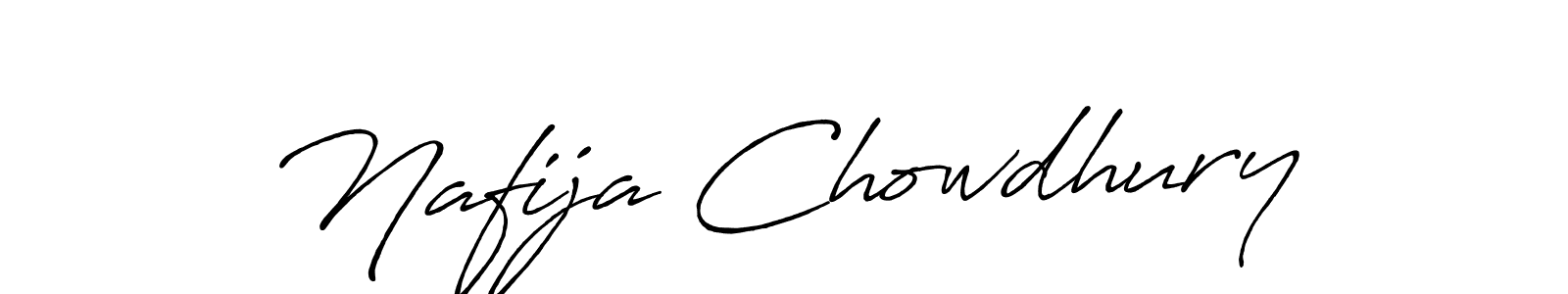 Design your own signature with our free online signature maker. With this signature software, you can create a handwritten (Antro_Vectra_Bolder) signature for name Nafija Chowdhury. Nafija Chowdhury signature style 7 images and pictures png