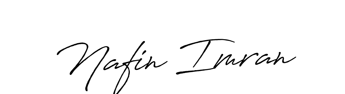Nafin Imran stylish signature style. Best Handwritten Sign (Antro_Vectra_Bolder) for my name. Handwritten Signature Collection Ideas for my name Nafin Imran. Nafin Imran signature style 7 images and pictures png