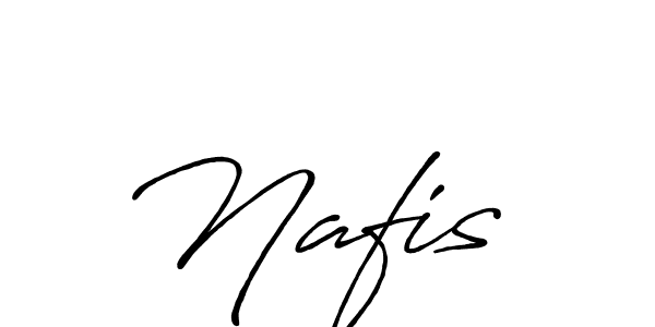 Similarly Antro_Vectra_Bolder is the best handwritten signature design. Signature creator online .You can use it as an online autograph creator for name Nafis . Nafis  signature style 7 images and pictures png