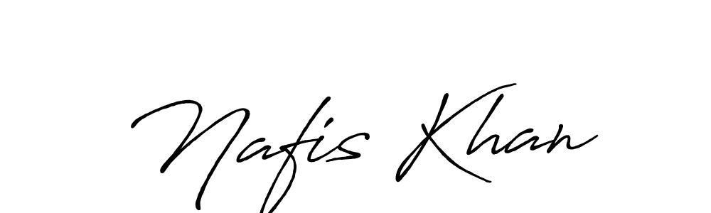 Similarly Antro_Vectra_Bolder is the best handwritten signature design. Signature creator online .You can use it as an online autograph creator for name Nafis Khan. Nafis Khan signature style 7 images and pictures png