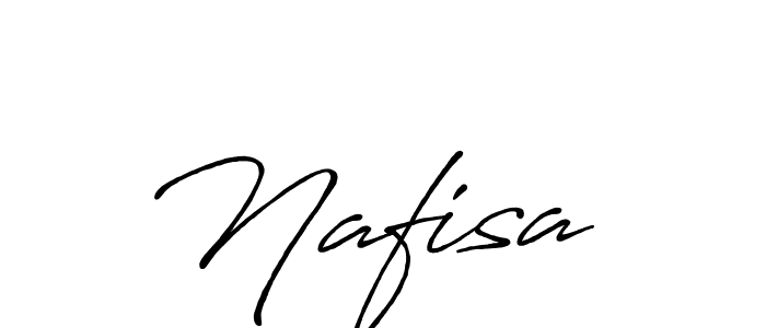 Use a signature maker to create a handwritten signature online. With this signature software, you can design (Antro_Vectra_Bolder) your own signature for name Nafisa . Nafisa  signature style 7 images and pictures png