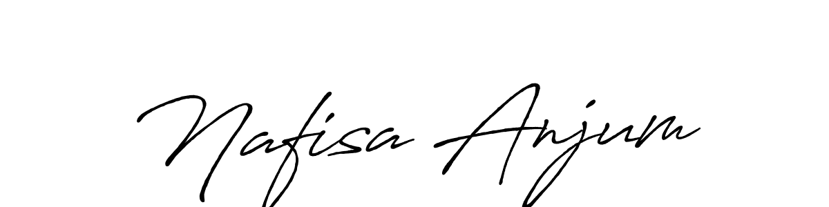 The best way (Antro_Vectra_Bolder) to make a short signature is to pick only two or three words in your name. The name Nafisa Anjum include a total of six letters. For converting this name. Nafisa Anjum signature style 7 images and pictures png