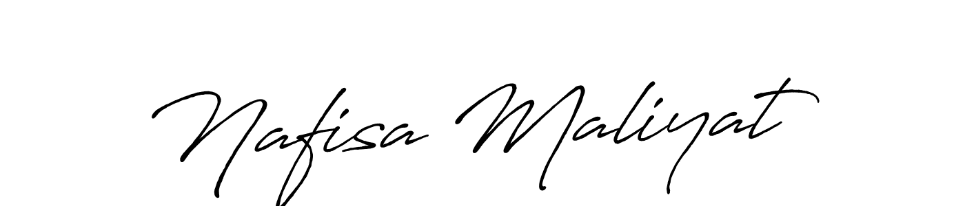 It looks lik you need a new signature style for name Nafisa Maliyat. Design unique handwritten (Antro_Vectra_Bolder) signature with our free signature maker in just a few clicks. Nafisa Maliyat signature style 7 images and pictures png