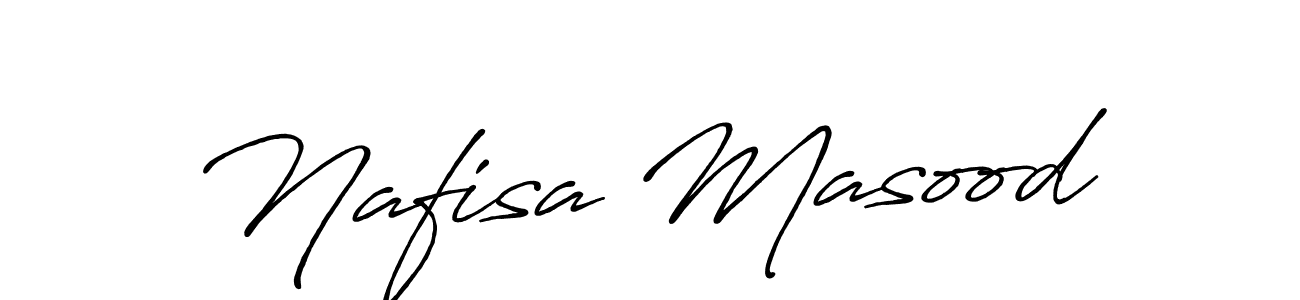 Also we have Nafisa Masood name is the best signature style. Create professional handwritten signature collection using Antro_Vectra_Bolder autograph style. Nafisa Masood signature style 7 images and pictures png
