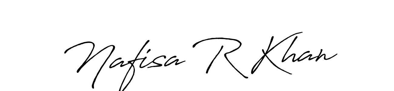 You can use this online signature creator to create a handwritten signature for the name Nafisa R Khan. This is the best online autograph maker. Nafisa R Khan signature style 7 images and pictures png