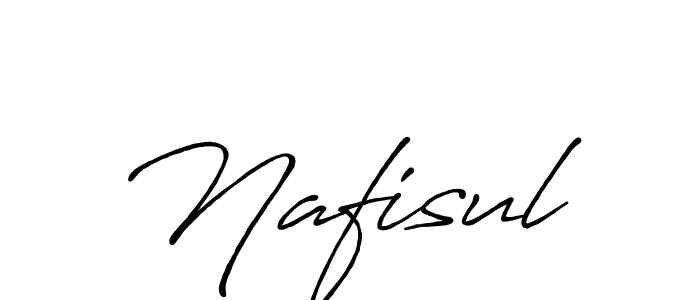 How to make Nafisul name signature. Use Antro_Vectra_Bolder style for creating short signs online. This is the latest handwritten sign. Nafisul signature style 7 images and pictures png