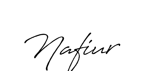 Also we have Nafiur name is the best signature style. Create professional handwritten signature collection using Antro_Vectra_Bolder autograph style. Nafiur signature style 7 images and pictures png