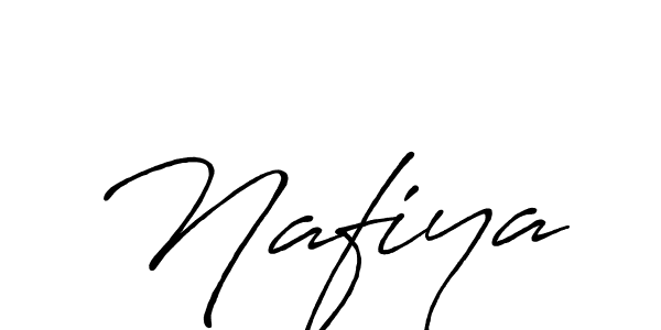 Make a beautiful signature design for name Nafiya. With this signature (Antro_Vectra_Bolder) style, you can create a handwritten signature for free. Nafiya signature style 7 images and pictures png