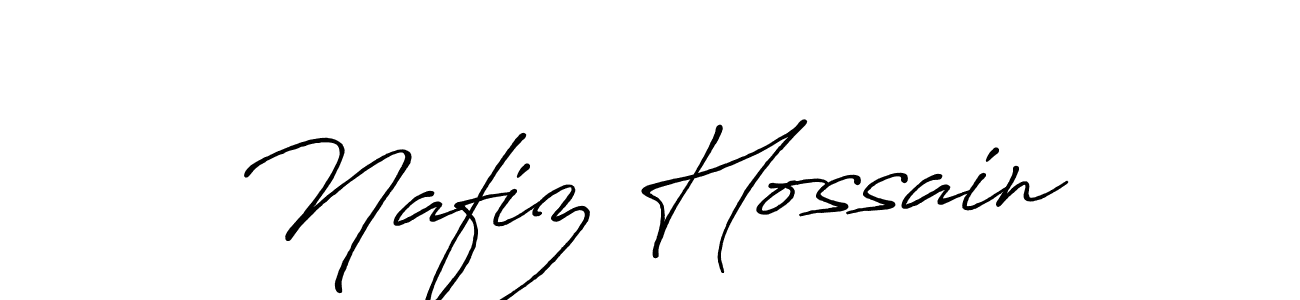 Create a beautiful signature design for name Nafiz Hossain. With this signature (Antro_Vectra_Bolder) fonts, you can make a handwritten signature for free. Nafiz Hossain signature style 7 images and pictures png