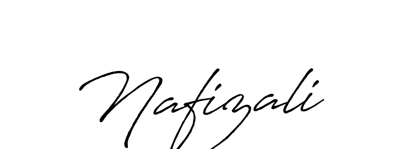 How to make Nafizali signature? Antro_Vectra_Bolder is a professional autograph style. Create handwritten signature for Nafizali name. Nafizali signature style 7 images and pictures png