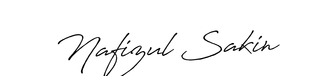 Create a beautiful signature design for name Nafizul Sakin. With this signature (Antro_Vectra_Bolder) fonts, you can make a handwritten signature for free. Nafizul Sakin signature style 7 images and pictures png