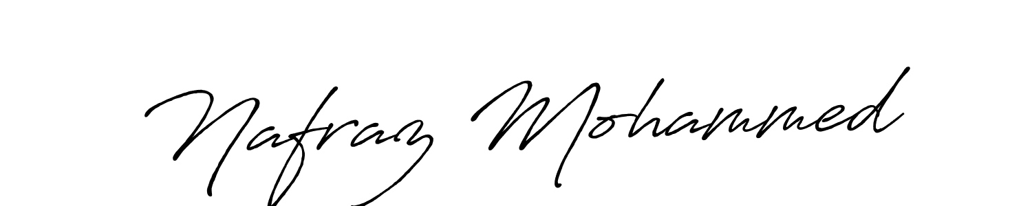 It looks lik you need a new signature style for name Nafraz Mohammed. Design unique handwritten (Antro_Vectra_Bolder) signature with our free signature maker in just a few clicks. Nafraz Mohammed signature style 7 images and pictures png