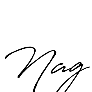 Create a beautiful signature design for name Nag. With this signature (Antro_Vectra_Bolder) fonts, you can make a handwritten signature for free. Nag signature style 7 images and pictures png