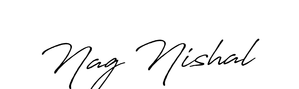 Also we have Nag Nishal name is the best signature style. Create professional handwritten signature collection using Antro_Vectra_Bolder autograph style. Nag Nishal signature style 7 images and pictures png