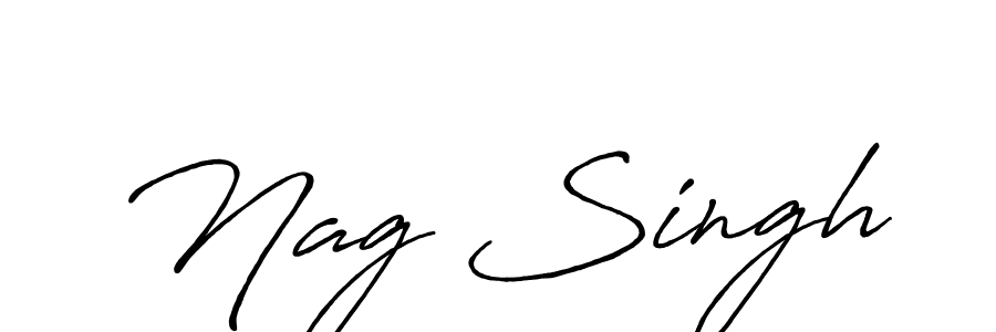 Antro_Vectra_Bolder is a professional signature style that is perfect for those who want to add a touch of class to their signature. It is also a great choice for those who want to make their signature more unique. Get Nag Singh name to fancy signature for free. Nag Singh signature style 7 images and pictures png