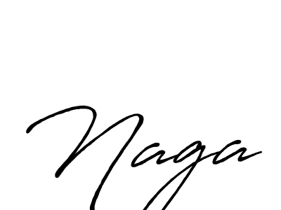 Make a beautiful signature design for name Naga. With this signature (Antro_Vectra_Bolder) style, you can create a handwritten signature for free. Naga signature style 7 images and pictures png