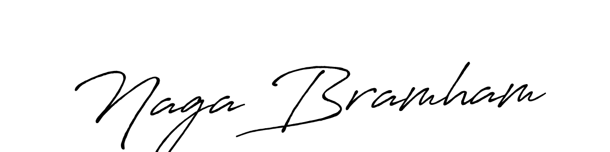 You can use this online signature creator to create a handwritten signature for the name Naga Bramham. This is the best online autograph maker. Naga Bramham signature style 7 images and pictures png
