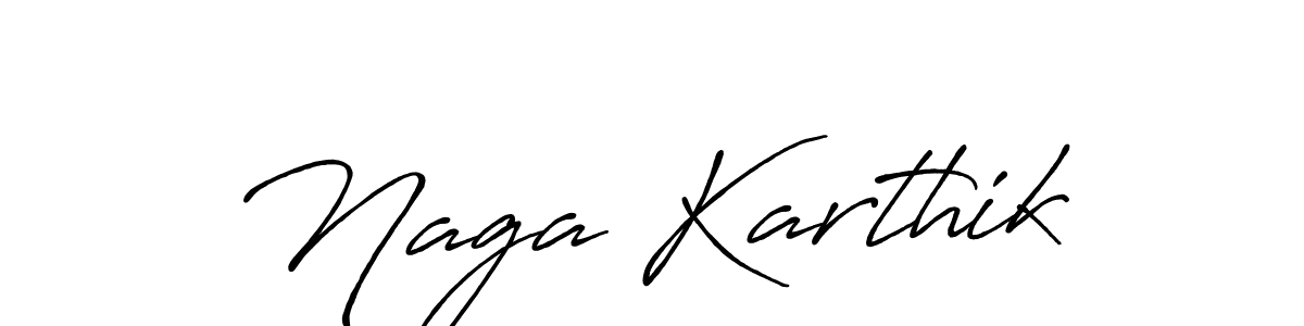 It looks lik you need a new signature style for name Naga Karthik. Design unique handwritten (Antro_Vectra_Bolder) signature with our free signature maker in just a few clicks. Naga Karthik signature style 7 images and pictures png