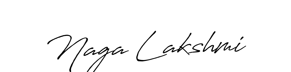 Design your own signature with our free online signature maker. With this signature software, you can create a handwritten (Antro_Vectra_Bolder) signature for name Naga Lakshmi. Naga Lakshmi signature style 7 images and pictures png