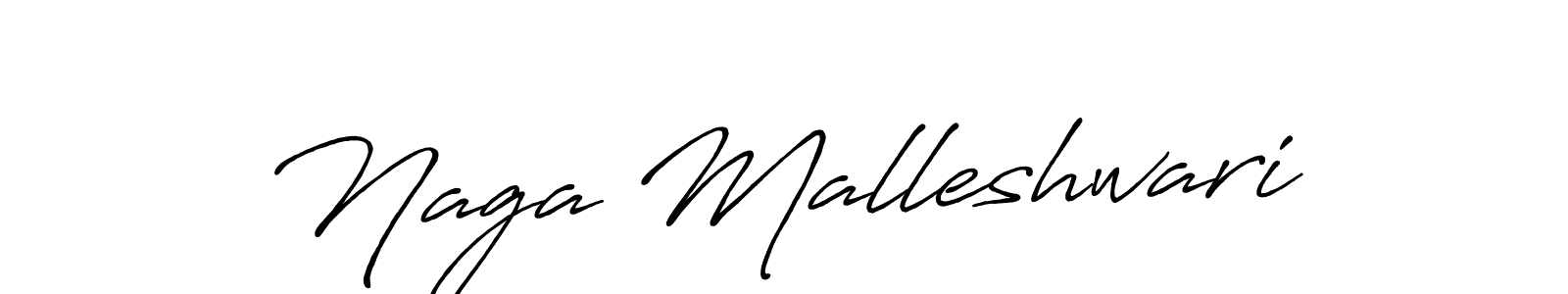 Design your own signature with our free online signature maker. With this signature software, you can create a handwritten (Antro_Vectra_Bolder) signature for name Naga Malleshwari. Naga Malleshwari signature style 7 images and pictures png