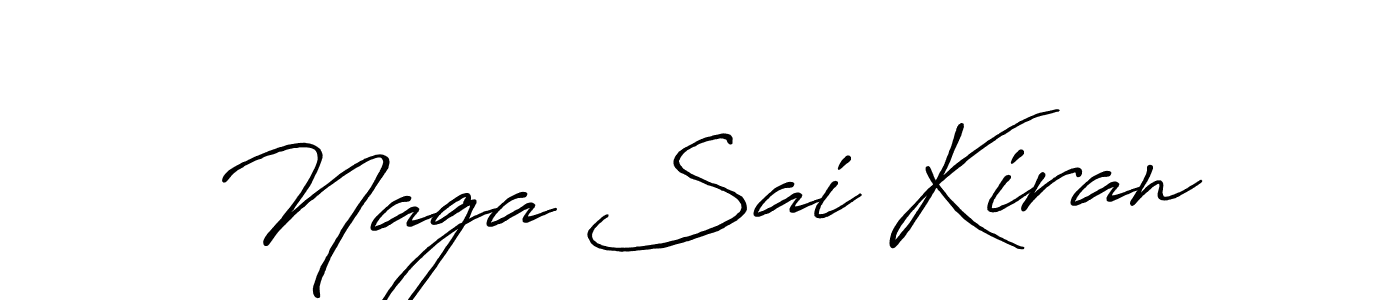 Design your own signature with our free online signature maker. With this signature software, you can create a handwritten (Antro_Vectra_Bolder) signature for name Naga Sai Kiran. Naga Sai Kiran signature style 7 images and pictures png