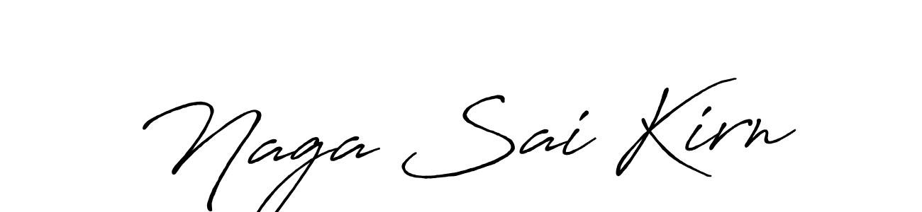 Also You can easily find your signature by using the search form. We will create Naga Sai Kirn name handwritten signature images for you free of cost using Antro_Vectra_Bolder sign style. Naga Sai Kirn signature style 7 images and pictures png