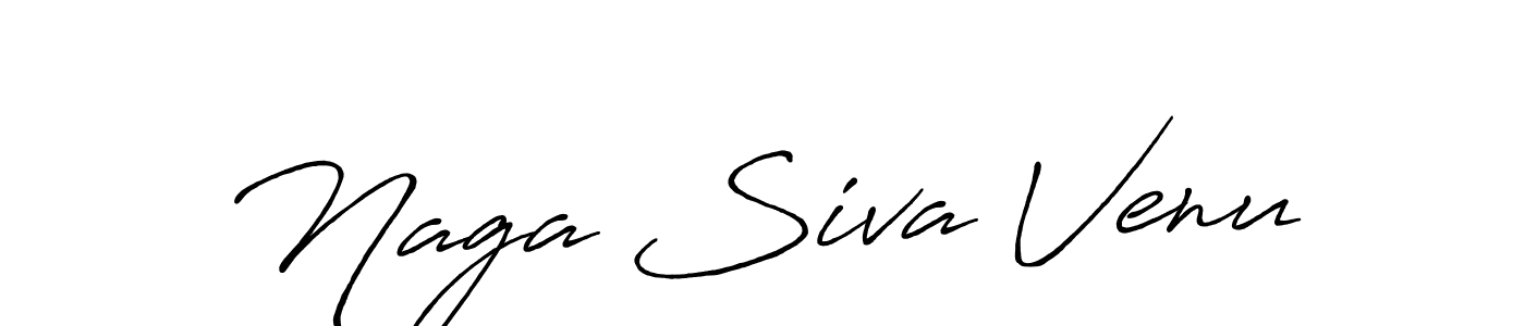 Make a beautiful signature design for name Naga Siva Venu. Use this online signature maker to create a handwritten signature for free. Naga Siva Venu signature style 7 images and pictures png