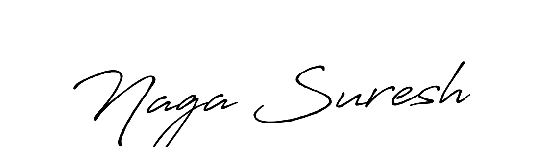 Make a beautiful signature design for name Naga Suresh. Use this online signature maker to create a handwritten signature for free. Naga Suresh signature style 7 images and pictures png