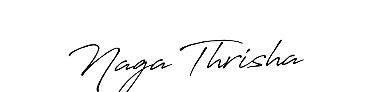 Design your own signature with our free online signature maker. With this signature software, you can create a handwritten (Antro_Vectra_Bolder) signature for name Naga Thrisha. Naga Thrisha signature style 7 images and pictures png
