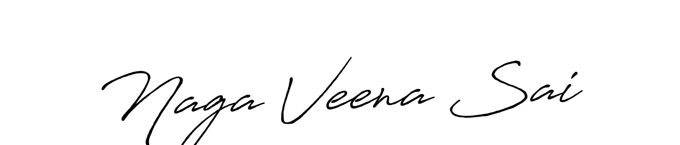 Similarly Antro_Vectra_Bolder is the best handwritten signature design. Signature creator online .You can use it as an online autograph creator for name Naga Veena Sai. Naga Veena Sai signature style 7 images and pictures png