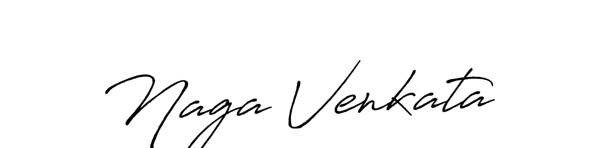 Design your own signature with our free online signature maker. With this signature software, you can create a handwritten (Antro_Vectra_Bolder) signature for name Naga Venkata. Naga Venkata signature style 7 images and pictures png