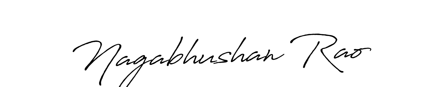 This is the best signature style for the Nagabhushan Rao name. Also you like these signature font (Antro_Vectra_Bolder). Mix name signature. Nagabhushan Rao signature style 7 images and pictures png