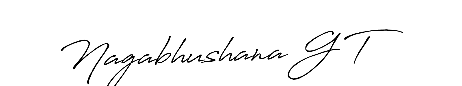 The best way (Antro_Vectra_Bolder) to make a short signature is to pick only two or three words in your name. The name Nagabhushana G T include a total of six letters. For converting this name. Nagabhushana G T signature style 7 images and pictures png