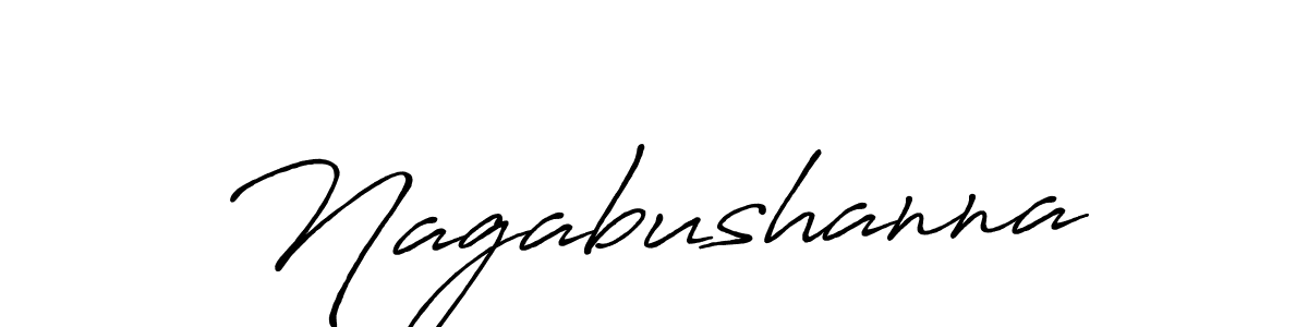 Design your own signature with our free online signature maker. With this signature software, you can create a handwritten (Antro_Vectra_Bolder) signature for name Nagabushanna. Nagabushanna signature style 7 images and pictures png