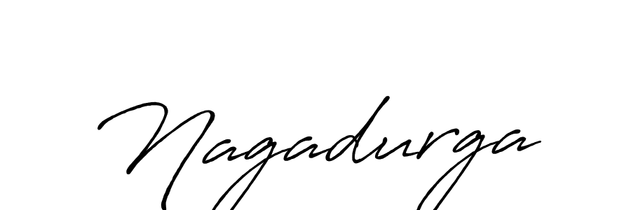 Create a beautiful signature design for name Nagadurga. With this signature (Antro_Vectra_Bolder) fonts, you can make a handwritten signature for free. Nagadurga signature style 7 images and pictures png