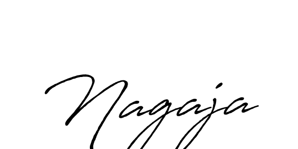 You should practise on your own different ways (Antro_Vectra_Bolder) to write your name (Nagaja) in signature. don't let someone else do it for you. Nagaja signature style 7 images and pictures png