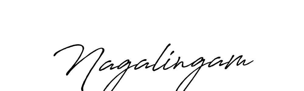 Make a beautiful signature design for name Nagalingam. With this signature (Antro_Vectra_Bolder) style, you can create a handwritten signature for free. Nagalingam signature style 7 images and pictures png