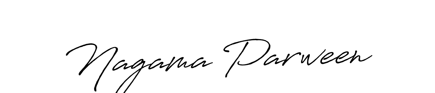 if you are searching for the best signature style for your name Nagama Parween. so please give up your signature search. here we have designed multiple signature styles  using Antro_Vectra_Bolder. Nagama Parween signature style 7 images and pictures png