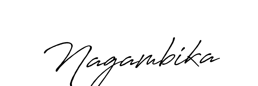 Here are the top 10 professional signature styles for the name Nagambika. These are the best autograph styles you can use for your name. Nagambika signature style 7 images and pictures png