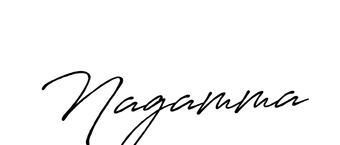 Create a beautiful signature design for name Nagamma. With this signature (Antro_Vectra_Bolder) fonts, you can make a handwritten signature for free. Nagamma signature style 7 images and pictures png