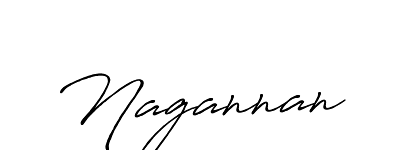 Use a signature maker to create a handwritten signature online. With this signature software, you can design (Antro_Vectra_Bolder) your own signature for name Nagannan. Nagannan signature style 7 images and pictures png