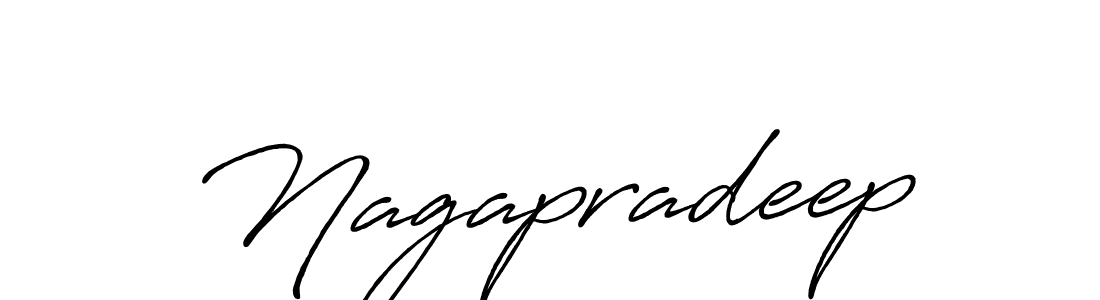 It looks lik you need a new signature style for name Nagapradeep. Design unique handwritten (Antro_Vectra_Bolder) signature with our free signature maker in just a few clicks. Nagapradeep signature style 7 images and pictures png