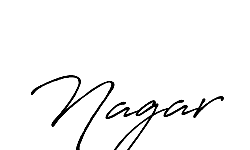Also we have Nagar name is the best signature style. Create professional handwritten signature collection using Antro_Vectra_Bolder autograph style. Nagar signature style 7 images and pictures png