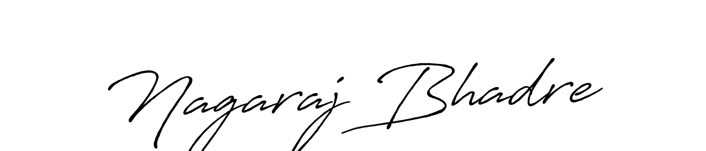 Make a beautiful signature design for name Nagaraj Bhadre. With this signature (Antro_Vectra_Bolder) style, you can create a handwritten signature for free. Nagaraj Bhadre signature style 7 images and pictures png