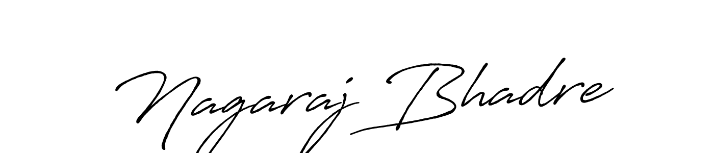 Make a beautiful signature design for name Nagaraj Bhadre. With this signature (Antro_Vectra_Bolder) style, you can create a handwritten signature for free. Nagaraj Bhadre signature style 7 images and pictures png