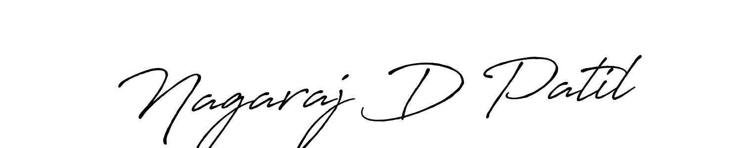 How to make Nagaraj D Patil name signature. Use Antro_Vectra_Bolder style for creating short signs online. This is the latest handwritten sign. Nagaraj D Patil signature style 7 images and pictures png