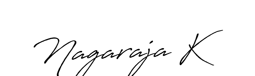 How to make Nagaraja K signature? Antro_Vectra_Bolder is a professional autograph style. Create handwritten signature for Nagaraja K name. Nagaraja K signature style 7 images and pictures png