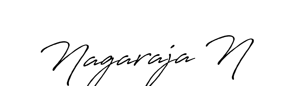 It looks lik you need a new signature style for name Nagaraja N. Design unique handwritten (Antro_Vectra_Bolder) signature with our free signature maker in just a few clicks. Nagaraja N signature style 7 images and pictures png