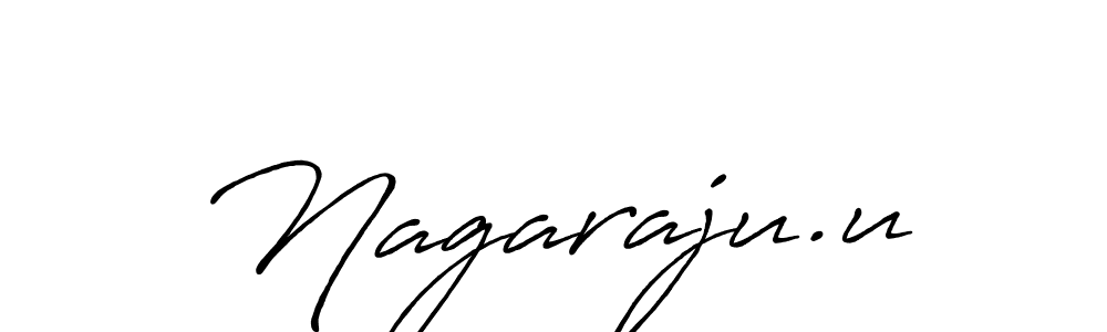 Nagaraju.u stylish signature style. Best Handwritten Sign (Antro_Vectra_Bolder) for my name. Handwritten Signature Collection Ideas for my name Nagaraju.u. Nagaraju.u signature style 7 images and pictures png