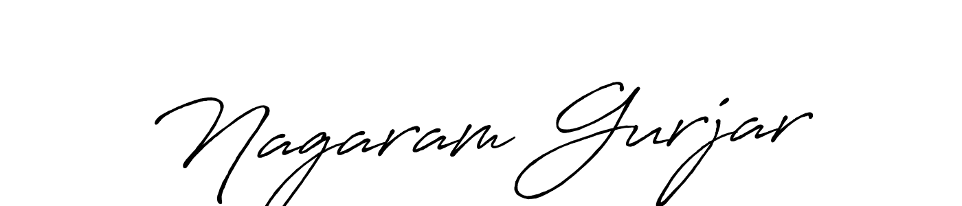 Design your own signature with our free online signature maker. With this signature software, you can create a handwritten (Antro_Vectra_Bolder) signature for name Nagaram Gurjar. Nagaram Gurjar signature style 7 images and pictures png